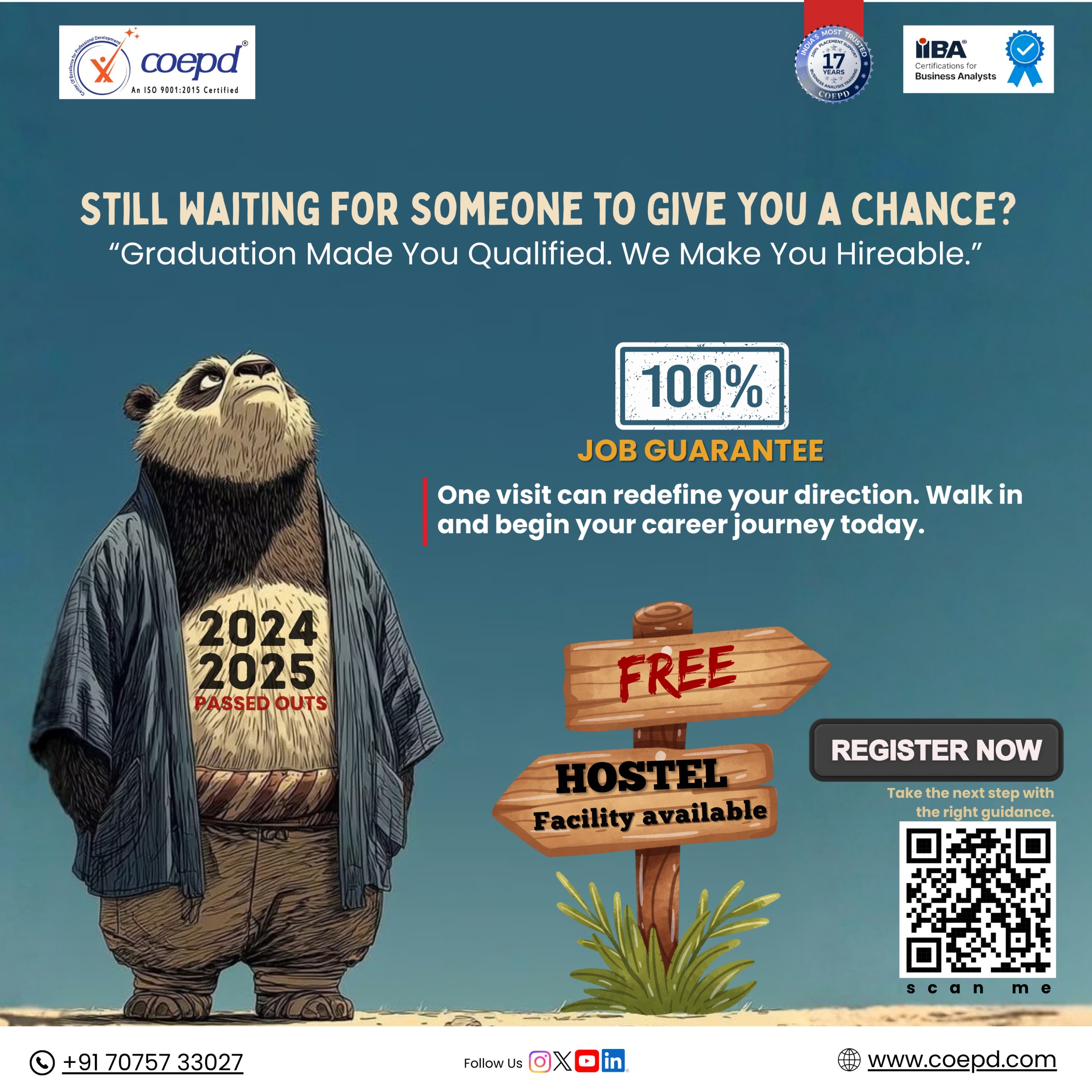 �Stop Waiting. Start Your Career Today.�