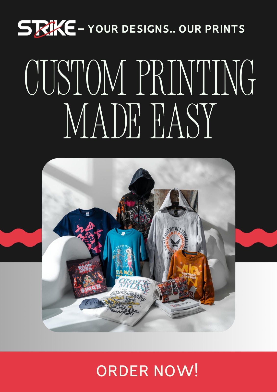 Custom T-Shirt & Hoodie Printing