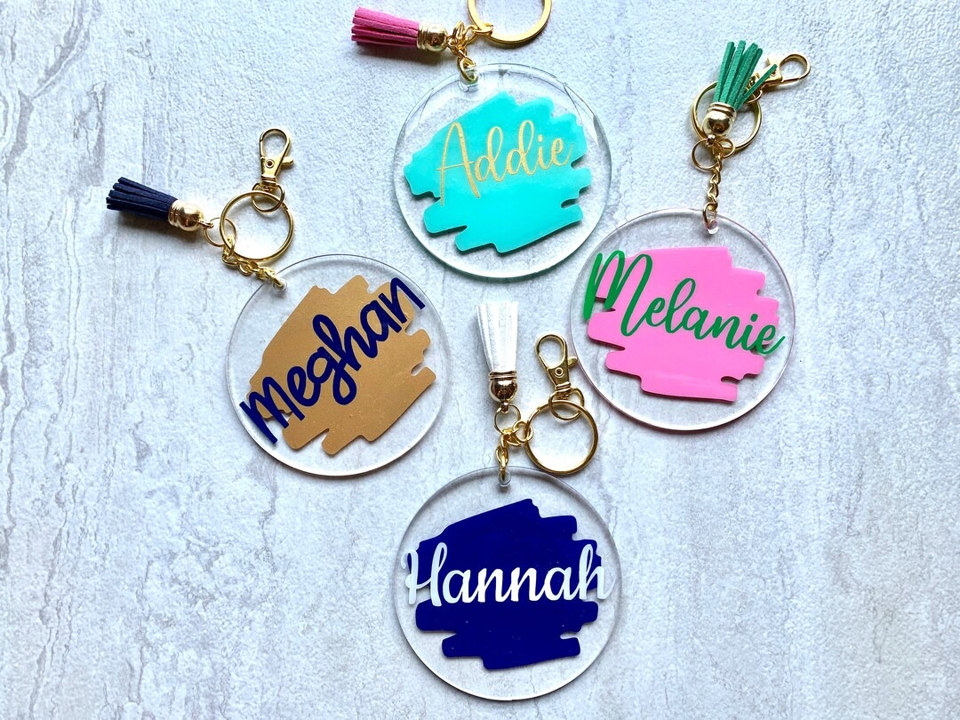 STRIKE Personalized Name Key Chains