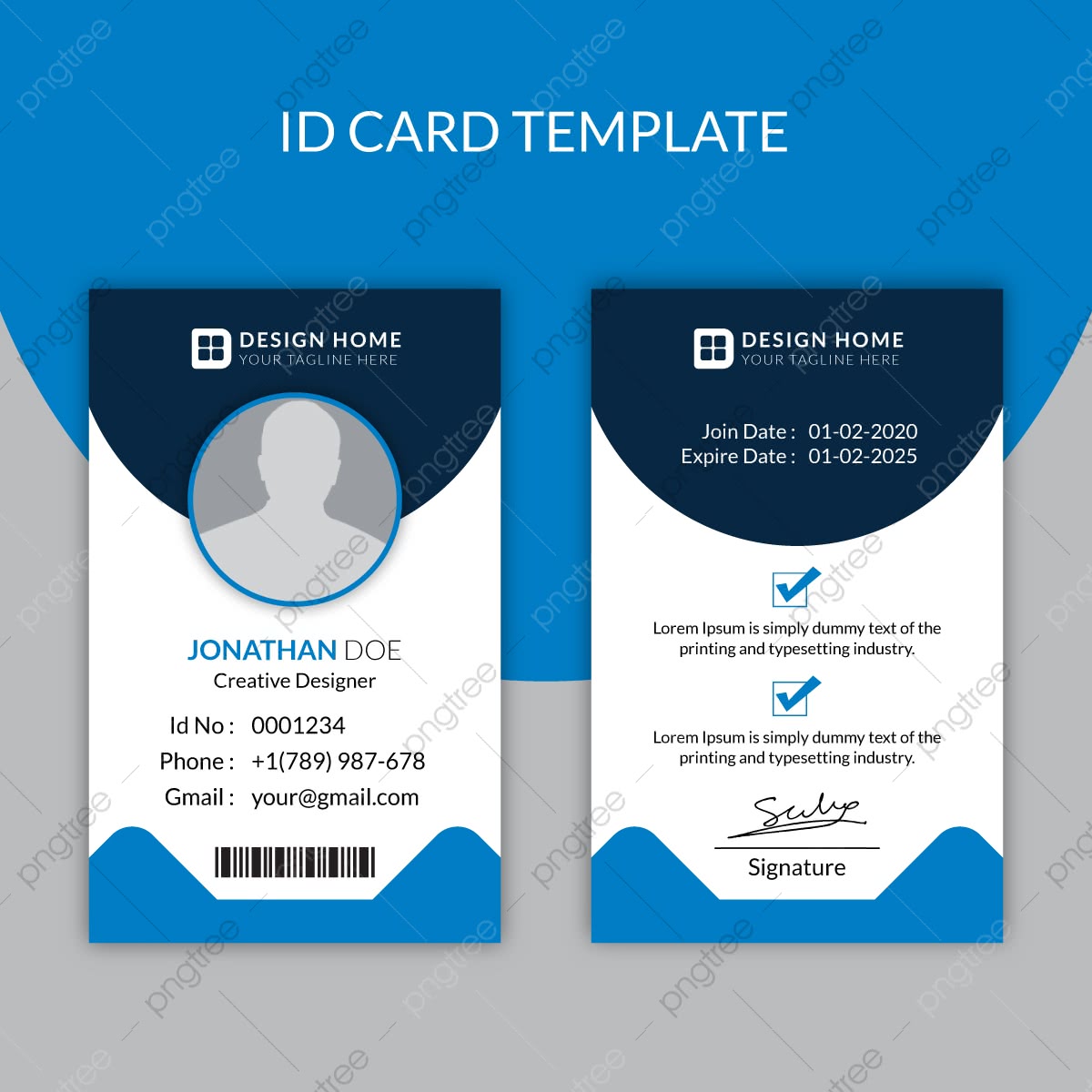 Custom Printed ID Card