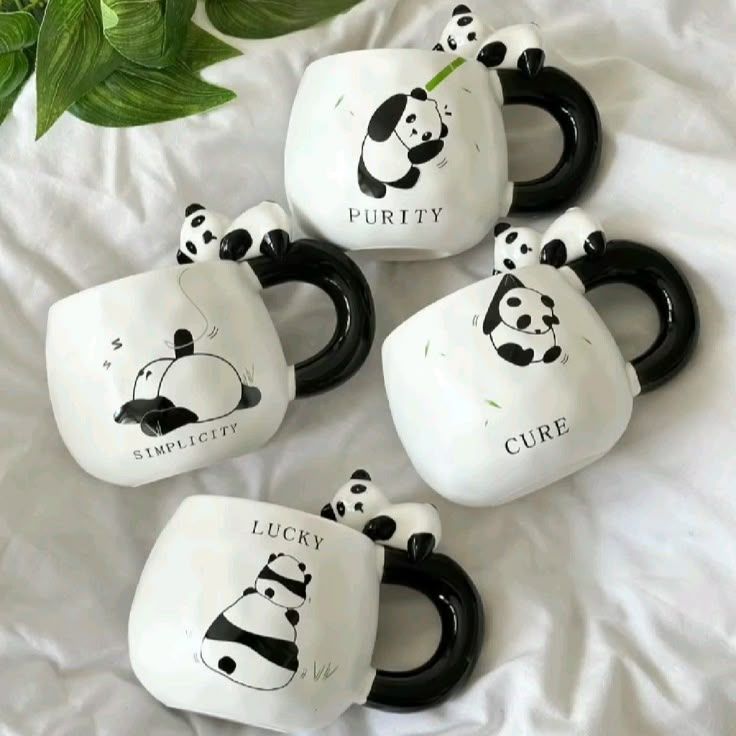 Cute Panda Ceramic Coffee Mug