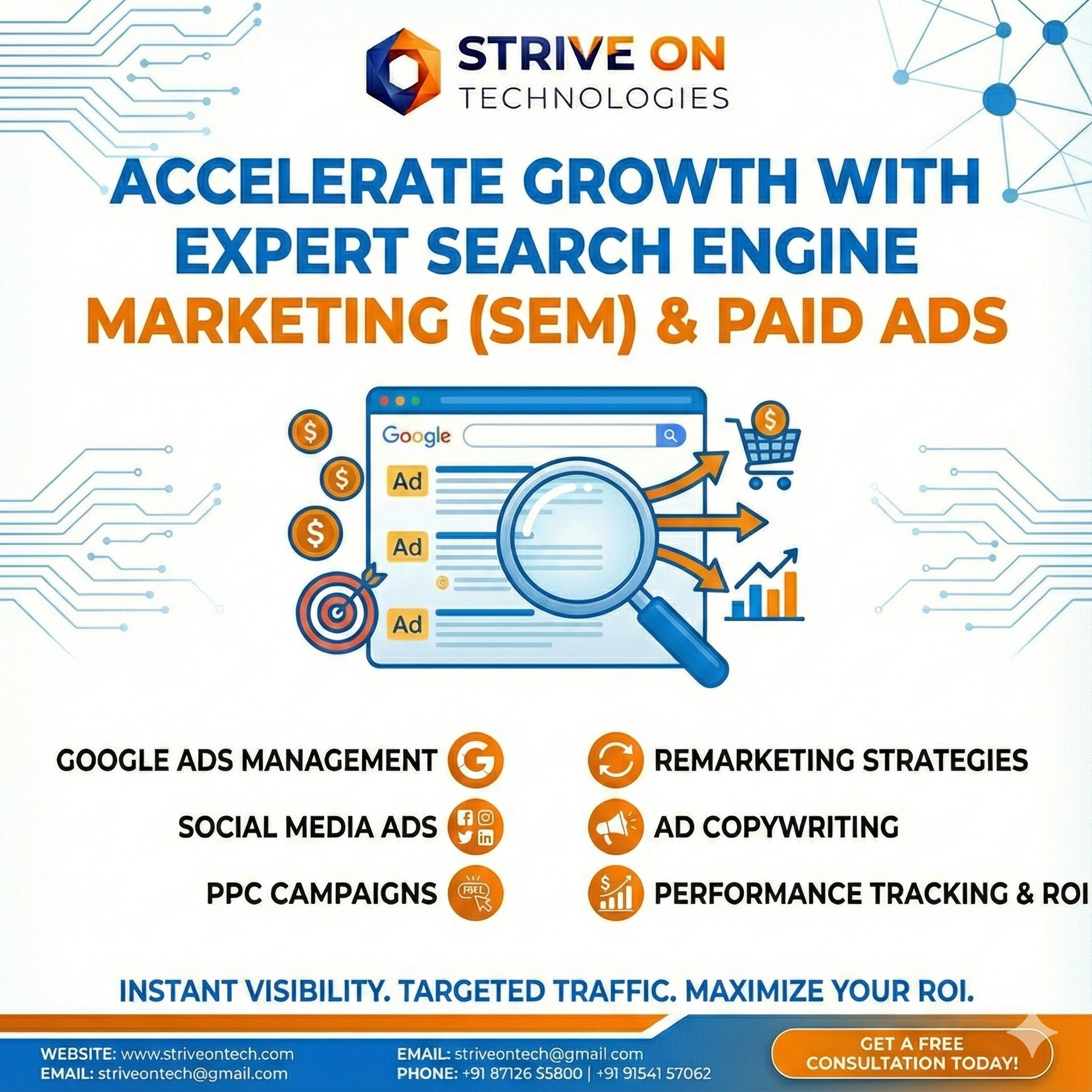Search Engine Marketing (SEM) / Paid Ads
